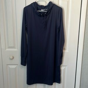 Long sleeve, hooded dress